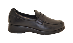 MOCASSINO DONNA CITY PELLE NERO